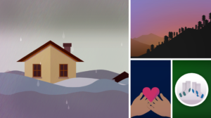 scenes from animated explainer video